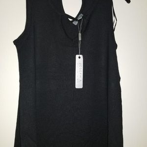NWT Joseph A. Sleeveless Double Keyhole Sweater
